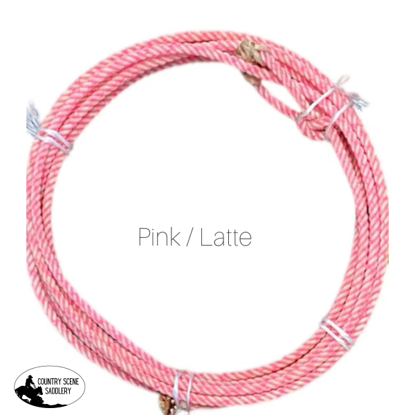 New! 92051 - 5/16’’ Nylon Kid Rope Pink / Latte Rodeo