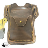New! A7997 - Brown Leather Belt Phone Cases - Country Scene Saddlery and Pet Supplies