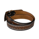 New! A8464 - Floral Hand Carved Western Belt