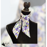 New! A8943 - Purple Satin Thin Neck Tie - Neck Ties & Scarves Black Desert Steer Bandana