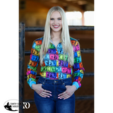 New!ALL ABOUT THE BENJIS PERFORMANCE RODEO SHIRT - Country Scene Saddlery and Pet Supplies