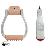 New! Aluminum Stirrups, Engraved 2" Visalia - Country Scene Saddlery and Pet Supplies