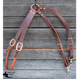 New! American made leather tail crupper with nickel plated hardware. Western Reins