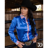 New! AMERICAN RODEO SATIN PERFORMANCE RODEO SHIRT Western Style