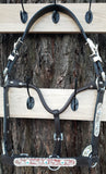 NEW! Irredescent and blue stone Showman show halter. - Country Scene Saddlery and Pet Supplies