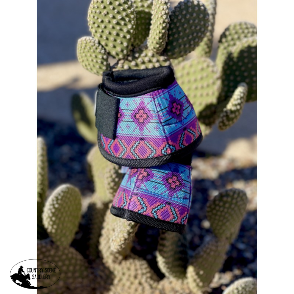 New! Aztec Bubblegum Bell Boots Tack Sets
