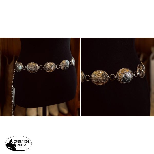 New! Aztec Concho Belt / SILVER Handbags and Wallets » Cross Body Purses