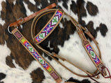 Beaded headstall and breast collar set. - Country Scene Saddlery and Pet Supplies