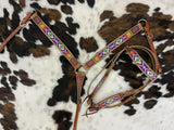 Beaded headstall and breast collar set. - Country Scene Saddlery and Pet Supplies