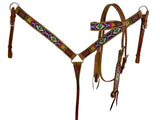 Beaded headstall and breast collar set. - Country Scene Saddlery and Pet Supplies