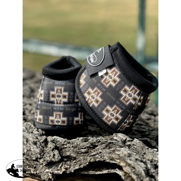 New! Bell Boots: Black Round Up Tack Sets