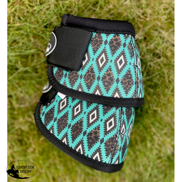 New! Bell Boots: Teal Aztec Leopard M Protection Boots