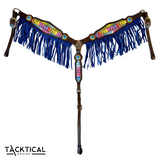 New! BENJIS LEATHER FRINGE BREASTCOLLAR - Country Scene Saddlery and Pet Supplies