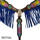 New! BENJIS LEATHER FRINGE BREASTCOLLAR - Country Scene Saddlery and Pet Supplies