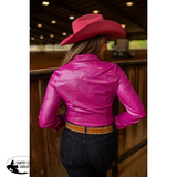 New! BERRY SPARKLE PERFORMANCE RODEO SHIRT Western Clothing