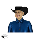 New! Beth Rail Shirt Peacock Large Western Show Tops