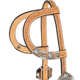 New! Billy Royal® Arrowhead Two Ear Silver Show Headstall - Western Show Headstall