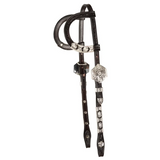 New! Billy Royal® Arrowhead Two Ear Silver Show Headstall - Western Show Headstall