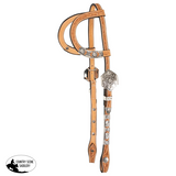 New! Billy Royal® Arrowhead Two Ear Silver Show Headstall - Western Show Headstall