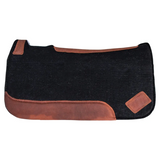 New! Billy Royal® Contour Felt Western Saddle Pad with Merino Wool Black Saddle Pads & Blankets