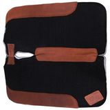 New! Billy Royal® Contour Felt Western Saddle Pad with Merino Wool Black Saddle Pads & Blankets