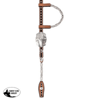 Billy Royal® Crystal With Oval Scroll Two Ear Headstall Show Bridles