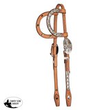 New! Billy Royal® Double Diamond Two Ear Silver Show Headstall II - Full Size
