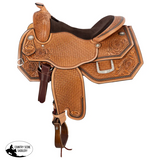 NEW! Billy Royal® Elite Floral Tooled Western Show Saddle - Western Saddles → Show Saddles