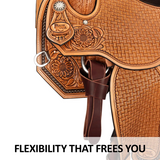NEW! Billy Royal® Elite Floral Tooled Western Show Saddle - Western Saddles → Show Saddles