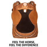 NEW! Billy Royal® Elite Floral Tooled Western Show Saddle - Western Saddles → Show Saddles