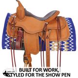 New! Billy Royal® Elite Oiled Roughout Ranch Saddle - Country Scene Saddlery and Pet Supplies