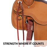 New! Billy Royal® Elite Oiled Roughout Ranch Saddle - Country Scene Saddlery and Pet Supplies