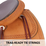 New! Billy Royal® Elite Oiled Roughout Ranch Saddle - Country Scene Saddlery and Pet Supplies