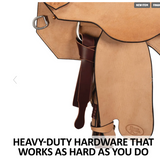 New! Billy Royal® Elite Tooled Roughout Work Saddle - Country Scene Saddlery and Pet Supplies