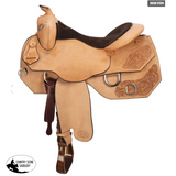 New! Billy Royal® Elite Tooled Roughout Work Saddle - Country Scene Saddlery and Pet Supplies