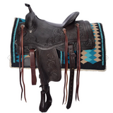 New! Billy Royal® Fleece Bottom Contoured Saddle Pad - 34" x 40" - Country Scene Saddlery and Pet Supplies