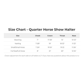 New! Billy Royal® Gold Standard Fitted Show Halter