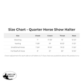 New! Billy Royal® Grand Slam II Classic Show Halter #41357 FH Backordered - Ships On 11/4/2025 Billy Royal Show Halters