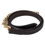 New! Billy Royal® Leather Lead with Chrome Chain - Country Scene Saddlery and Pet Supplies