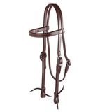 Billy Royal® Oiled Hermann Oak Leather Browband Headstall - Country Scene Saddlery and Pet Supplies