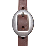 New! Billy Royal® Oiled Hermann Oak One Ear Quick Change Buckle End Headstall - Western bridle