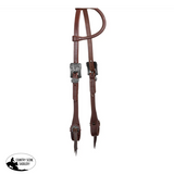 Billy Royal® Oiled Hermann Oak Performance One Ear Quick Change Headstall - In Stock in USA - Western bridle