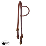 NEW! Billy Royal® Oiled Rolled One Ear Short Cheek Headstall with Quick Change Buckle Ends - Country Scene Saddlery and Pet Supplies