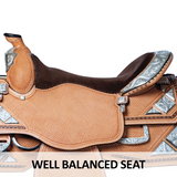 New! Billy Royal® Platinum Trifecta Sterling Show Saddle