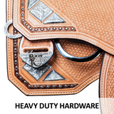 New! Billy Royal® Platinum Trifecta Sterling Show Saddle