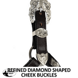 Billy Royal® Scalloped Silver Western Horse Show Halter Show Western Halter