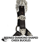 New! Billy Royal® Scalloped Silver Western Horse Show Halter - Country Scene Saddlery and Pet Supplies