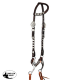 Billy Royal® Starlight One Ear Show Headstall Full / Dark Western Bridle