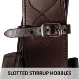 New! Billy Royal® Studded Basketweave Show Saddle DARK - Country Scene Saddlery and Pet Supplies