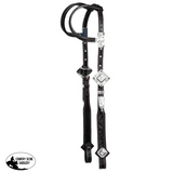 NEW! Billy Royal® Studded Diamond Tooled Two Ear Headstall NEW ITEM - Country Scene Saddlery and Pet Supplies